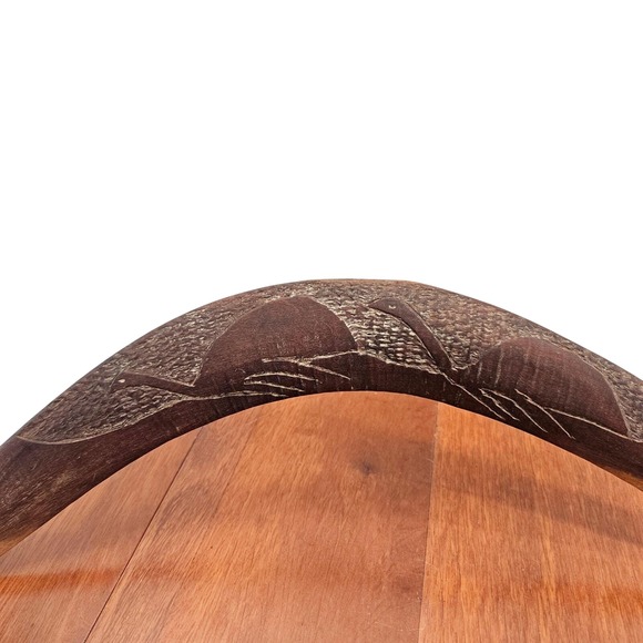 Hand Carved Wooden Boomerang Australian Aboriginal Art Decor Wall Hanging Gift - Picture 2 of 4